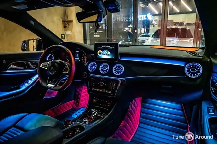 벤츠 엠비언트 CLA 45AMG 코딩활성 순정형 시공 / 성남,분당,판교