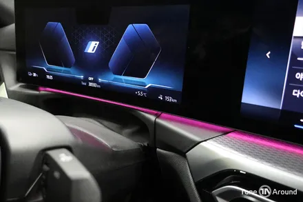 BMW i4 실내 분위기를 바꾸는 확실한 변화 크리스탈기어봉 엠비언트 시공 / 성남,분당,판교