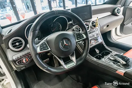 벤츠송풍구엠비언트와 64컬러 엠비언트라이트 적용된 AMG C63 / 성남,분당,판교