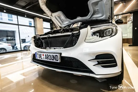 벤츠 GLC 43 AMG 세로그릴 교체와 64컬러 엠비언트라이트 작업 / 성남,분당,판교