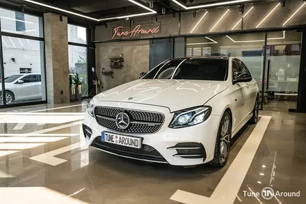 벤츠 E300 카본센터페시아 및 사이드미러 카본파츠 교체 / 성남,분당,판교