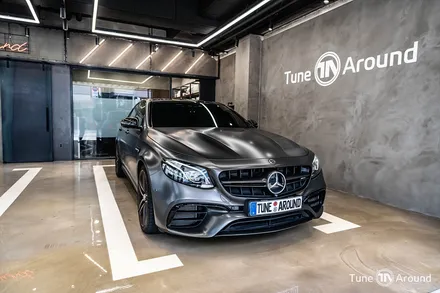 벤츠 E63AMG 웰컴라이트퍼들램프 장착으로 소소한 드레스업 / 성남,분당,판교