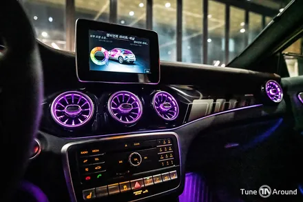 터빈송풍구 포함 실내 풀엠비언트라이트 무드등 벤츠 GLA 45AMG / 성남,분당,판교