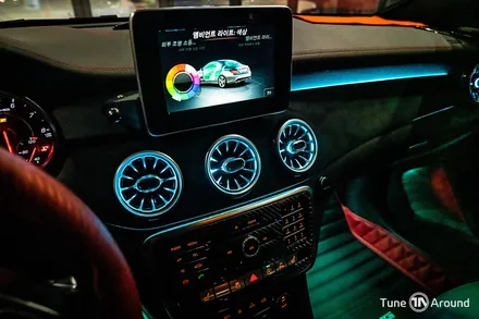 벤츠 엠비언트 CLA 45AMG 코딩활성 순정형 시공 / 성남,분당,판교