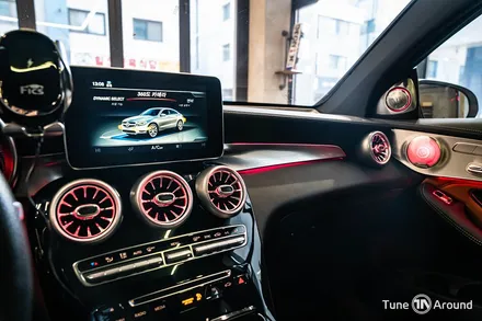 벤츠 엠비언트 광량업 64컬러확장 송풍구 전동트위터 GLC220d / 성남,분당,판교