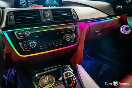 BMW 428i 컨버터블 무빙엠비언트 무드등 시공 / 성남,분당,판교
