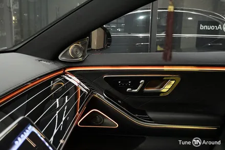 벤츠 W223 S500 액티브엠비언트 전동트위터 천장 부메스터 피아노트림 교체 시공 / 성남,분당,판교