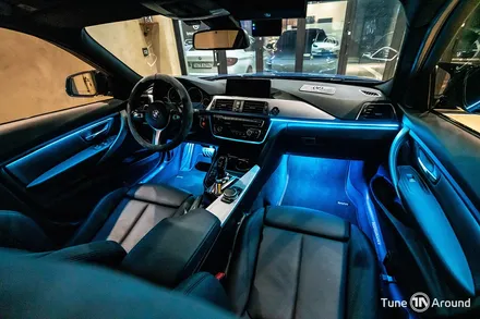 BMW 엠비언트라이트 DMX 비노출 시공 F30 320i / 성남,분당,판교