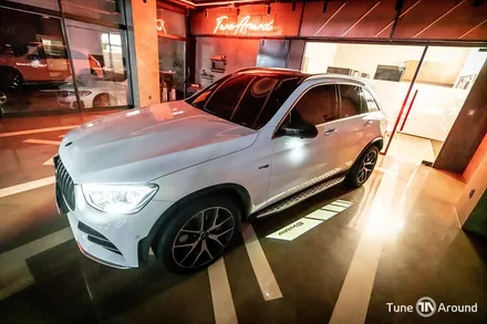 벤츠송풍구 엠비언트 웰컴라이트 카본사이드미러 GLC43AMG / 성남,분당,판교