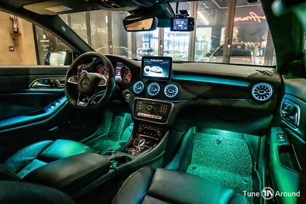 벤츠 엠비언트라이트 튜닝 CLA 45 AMG 12컬러 코딩활성화 / 성남,분당,판교