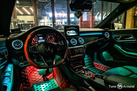 벤츠 엠비언트 CLA 45AMG 코딩활성 순정형 시공 / 성남,분당,판교