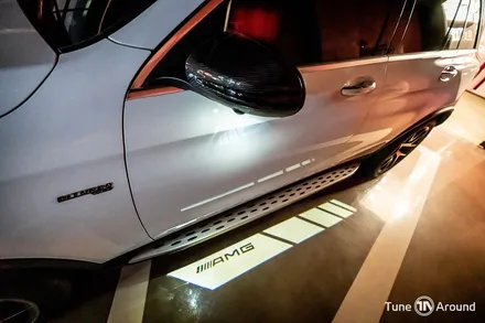벤츠송풍구 엠비언트 웰컴라이트 카본사이드미러 GLC43AMG / 성남,분당,판교