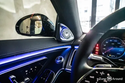 벤츠 액티브엠비언트 4D부메스터 전동트위터 S350d 튜너라운드 / 성남,분당,판교