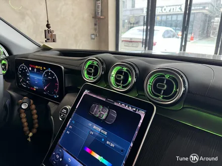 벤츠 X254 GLC220d 송풍구 부메스터 실내 풀엠비언트 시공 / 성남,분당,판교
