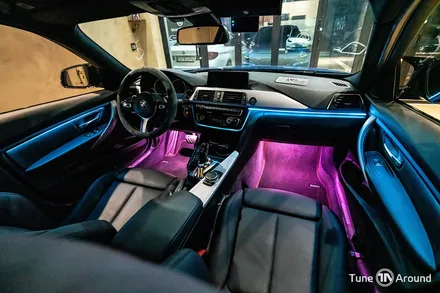 BMW 엠비언트라이트 DMX 비노출 시공 F30 320i / 성남,분당,판교
