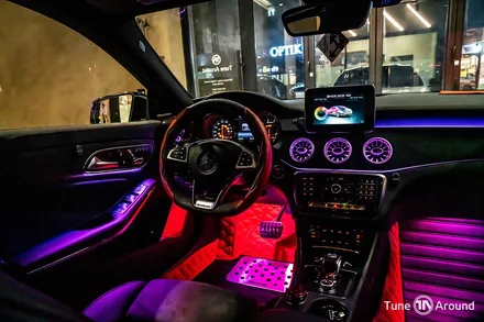 벤츠 엠비언트 CLA 45AMG 코딩활성 순정형 시공 / 성남,분당,판교
