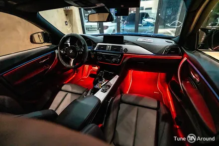 BMW 엠비언트라이트 DMX 비노출 시공 F30 320i / 성남,분당,판교
