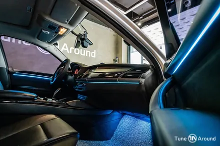 BMW E71 X6 아크릴엠비언트 성남 자동차엠비언트무드등 시공 / 성남,분당,판교