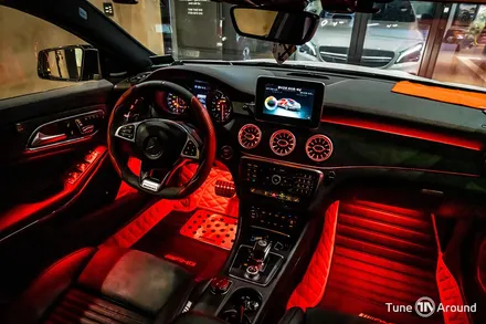 벤츠 엠비언트 CLA 45AMG 코딩활성 순정형 시공 / 성남,분당,판교