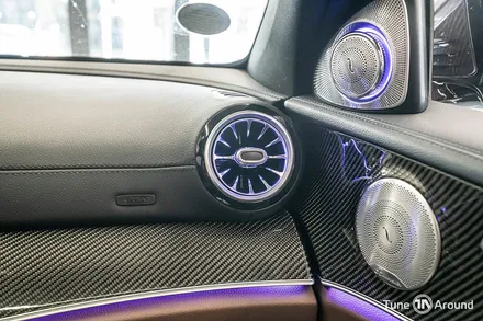 포칼스피커와 전동트위터 송풍구엠비언트 교체 벤츠 E63 AMG / 성남,분당,판교
