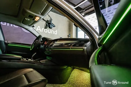 BMW E71 X6 아크릴엠비언트 성남 자동차엠비언트무드등 시공 / 성남,분당,판교