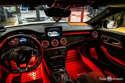 벤츠 엠비언트 CLA 45AMG 코딩활성 순정형 시공 / 성남,분당,판교