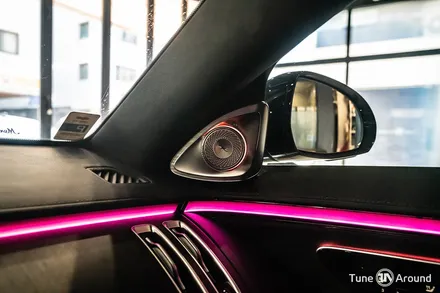 벤츠 액티브엠비언트 4D부메스터 전동트위터 S350d 튜너라운드 / 성남,분당,판교