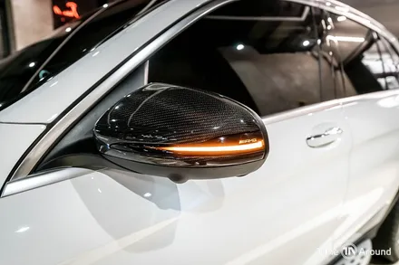 벤츠송풍구 엠비언트 웰컴라이트 카본사이드미러 GLC43AMG / 성남,분당,판교