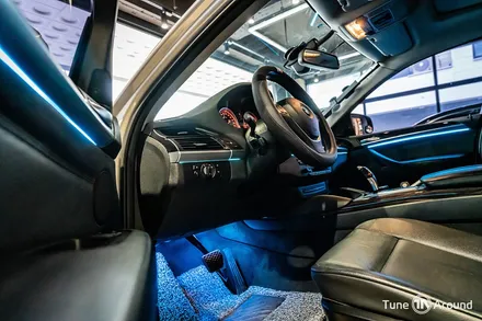 BMW E71 X6 아크릴엠비언트 성남 자동차엠비언트무드등 시공 / 성남,분당,판교