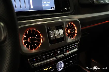 벤츠 G바겐 G63 AMG 블랙 엠블럼 레터링 레드컬러 안전벨트 송풍구 엠비언트 / 성남,분당,판교