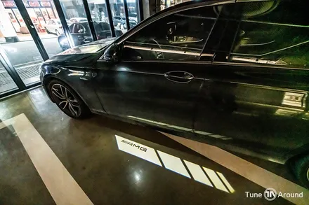 송풍구엠비언트와 전동트위터 웰컴라이트 무빙턴시그널 교체 벤츠E53 AMG / 성남,분당,판교