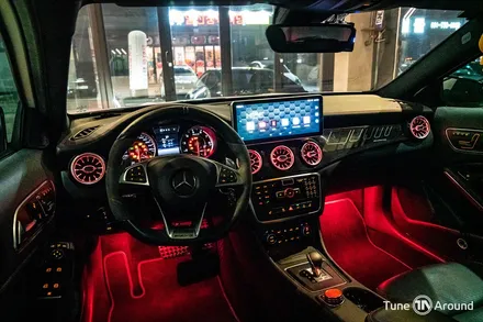 벤츠송풍구엠비언트에 풋등까지 추가된 GLA 45AMG / 성남,분당,판교