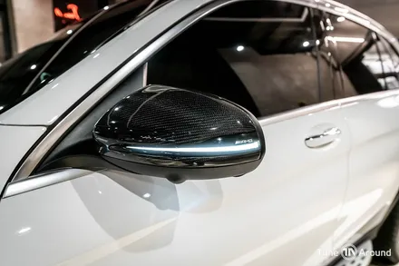 벤츠송풍구 엠비언트 웰컴라이트 카본사이드미러 GLC43AMG / 성남,분당,판교