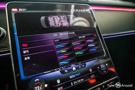 벤츠 액티브엠비언트 4D부메스터 전동트위터 S350d 튜너라운드 / 성남,분당,판교