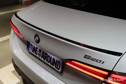 BMW 신형 5시리즈 G60 520i 블랙그릴 교체 리어스포일러 부착 / 성남,분당,판교