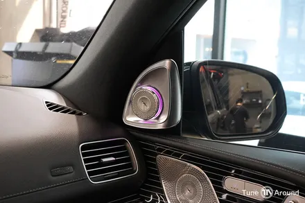 벤츠 GLS580 피아노라커트림 및 4D부메스터 전동트위터 실내 시공 / 성남,분당,판교
