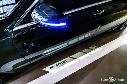 벤츠S450 송풍구엠비언트와 전동트위터 웰컴라이트 무빙턴시그널 / 성남,분당,판교