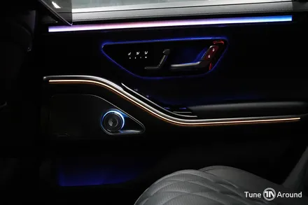 벤츠 W223 S500 액티브엠비언트 전동트위터 천장 부메스터 피아노트림 교체 시공 / 성남,분당,판교