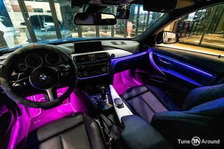 BMW 엠비언트라이트 DMX 비노출 시공 F30 320i / 성남,분당,판교