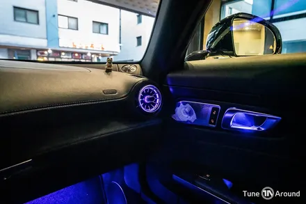 벤츠 AMG GT 2도어쿠페 엠비언트라이트 터빈송풍구 시공 / 성남,분당,판교