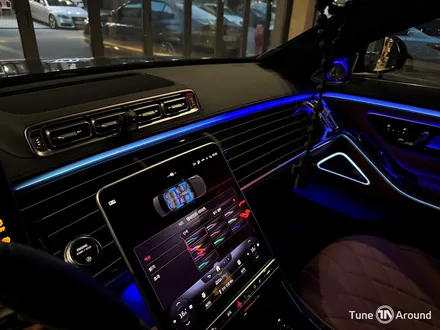 벤츠 S450d 숏바디 전용 블랙 피아노라커트림 엠비언트라이트 / 성남,분당,판교