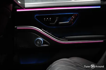 벤츠 W223 S500 액티브엠비언트 전동트위터 천장 부메스터 피아노트림 교체 시공 / 성남,분당,판교