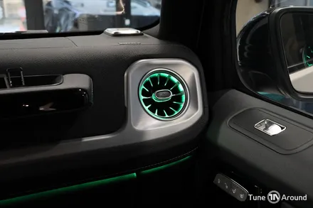 벤츠 G바겐 G63 AMG 블랙 엠블럼 레터링 레드컬러 안전벨트 송풍구 엠비언트 / 성남,분당,판교