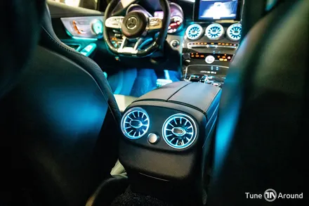 AMG 디컷카본핸들 교체와 송풍구엠비언트 벤츠 C63AMG / 성남,분당,판교