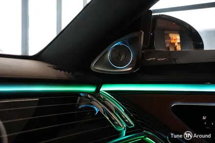 벤츠 W223 S500 4D부메스터 액티브엠비언트 피아노라커트림 시공 / 성남,분당,판교