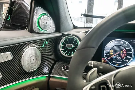 포칼스피커와 전동트위터 송풍구엠비언트 교체 벤츠 E63 AMG / 성남,분당,판교