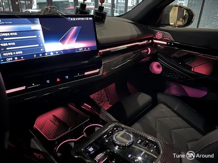 BMW G60 520i 엠비언트라이트 크리스탈기어 실내 카본파츠 / 성남,분당,판교