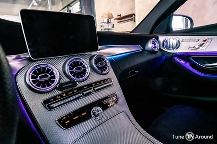 송풍구 엠비언트 지겨운3색 대신 RGB엠비언트 벤츠 C43AMG / 성남,분당,판교