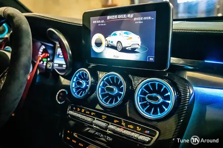 벤츠GLC250d 쿠페 송풍구 엠비언트와 사이드미러 튜닝 / 성남,분당,판교