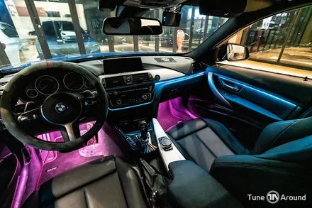 BMW 엠비언트라이트 DMX 비노출 시공 F30 320i / 성남,분당,판교
